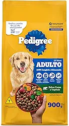 Ração Pedigree Carne e Vegetais Para Cães Adultos Raças Médias e Grandes 900g
