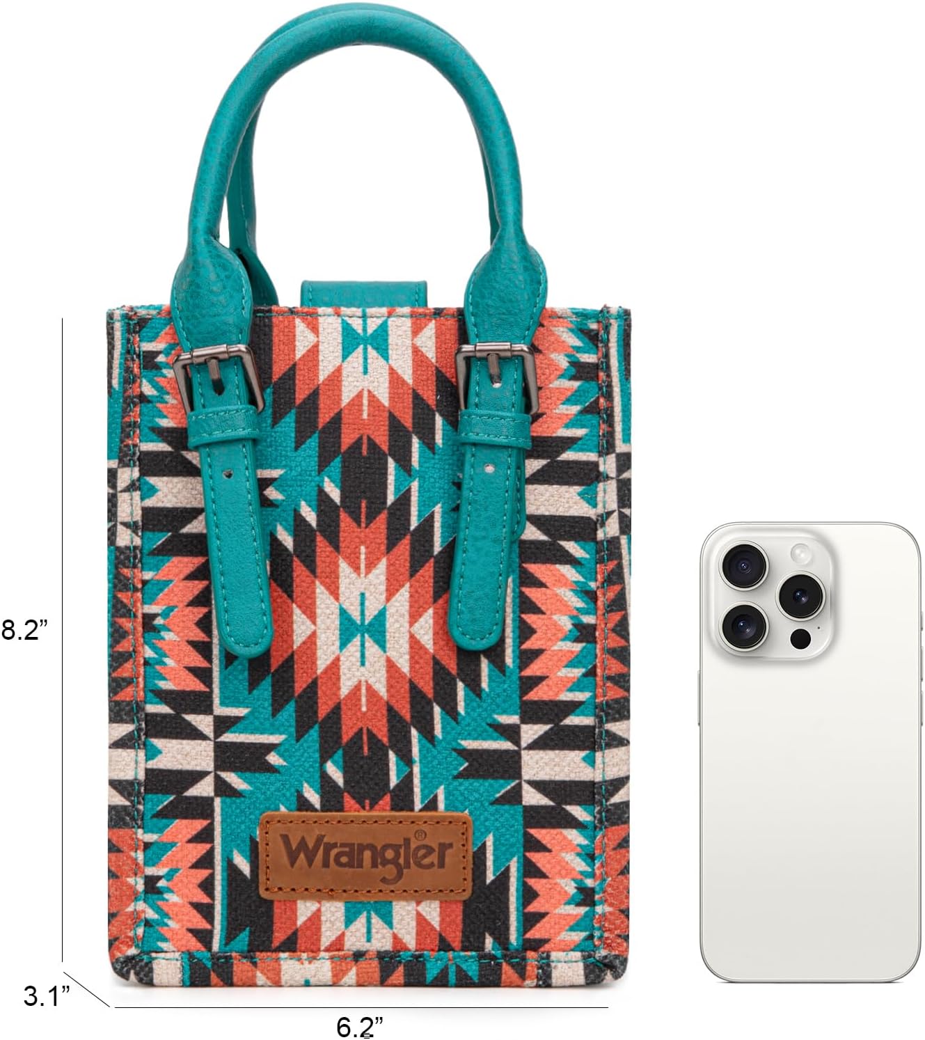 Montana West Wrangler Mini Handbags Purse for Girls and Women Cute Cow Print Crossbody Purse - Image 5