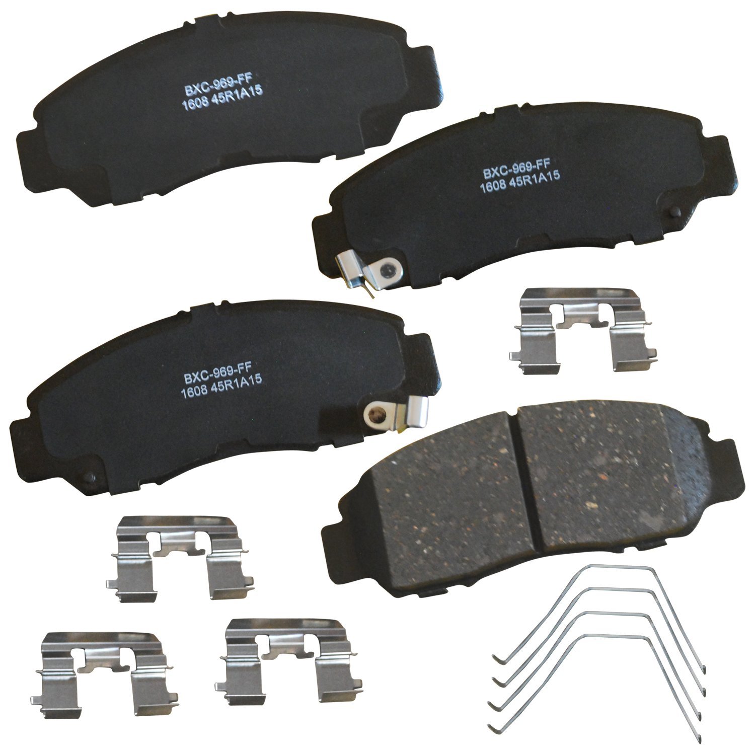 Bendix Premium SBC1608 Ceramic Front Brake Pads for Acura CSX 2006–2010, Honda Accord 2003, Accord 2004–2007 (Exc. Latin America), Civic 2006–2010, 2012–2013 (select trims only)