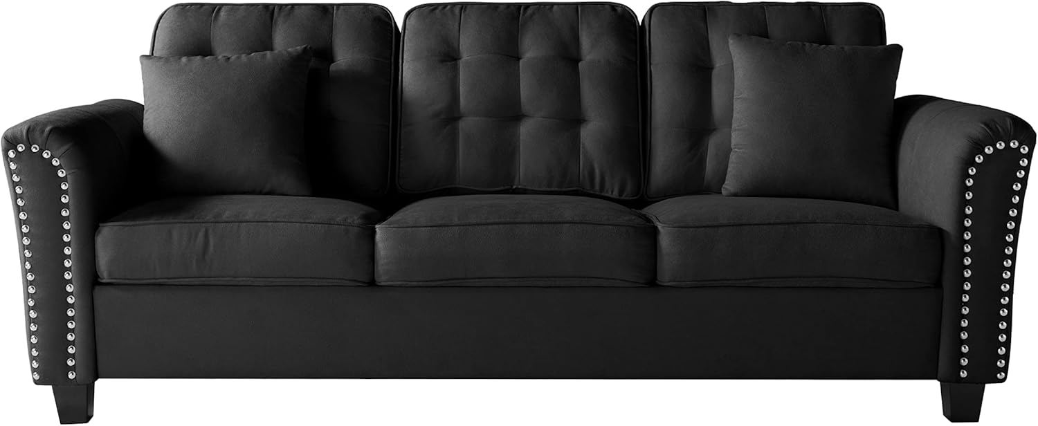 TiopHome 85" W Comfy Sofa Couch with 3 Seater for Living
