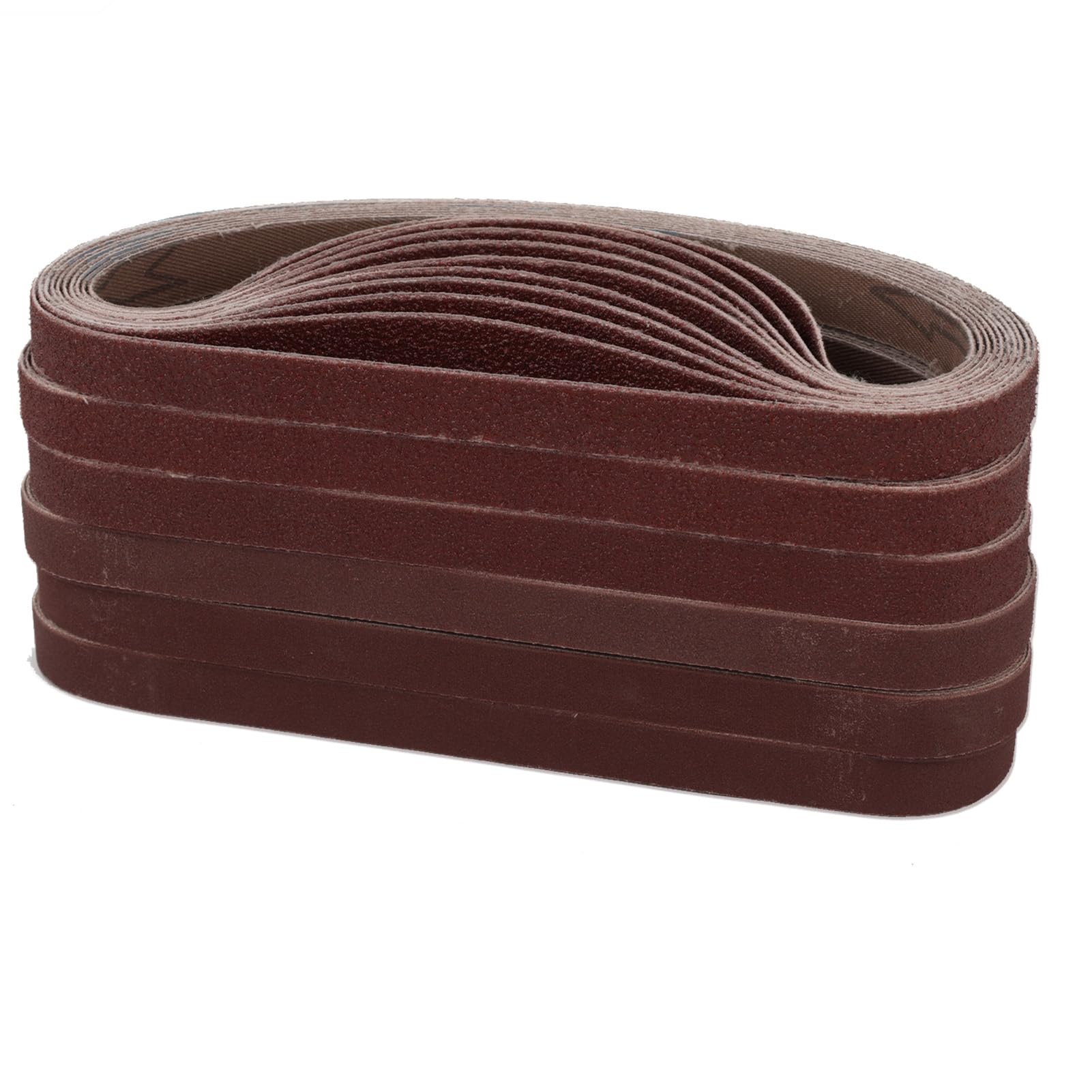 60 sztuk 13 x 457 mm, zestaw taśm szlifierskich, w tym 10 x ziarnistość 40/60/80/100/180/240, do szlifierek taśmowych, taśm szlifierskich, powłoka antyklejąca, do prac metalowych i drewnianych