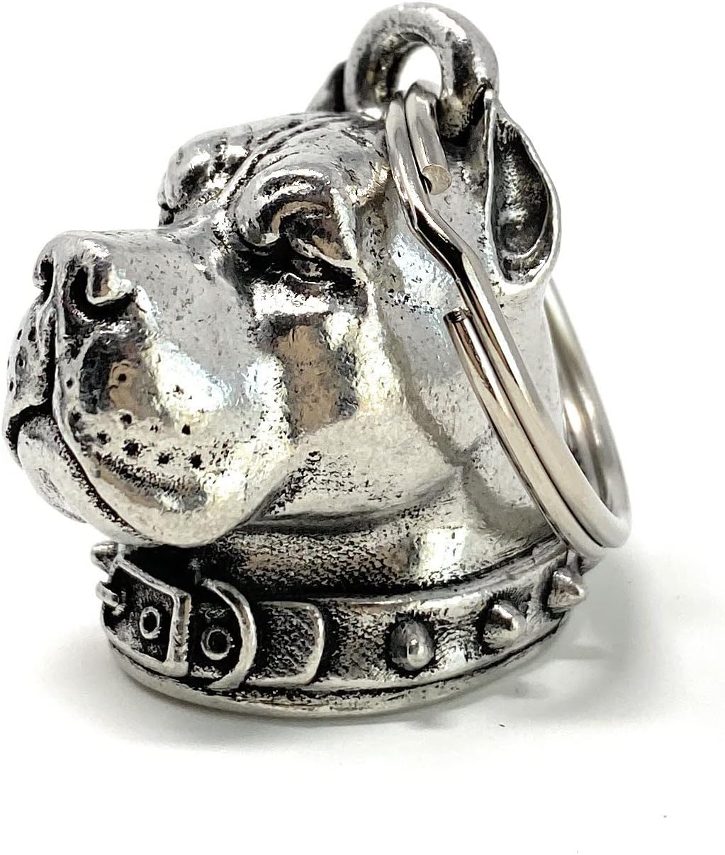 Bravo Bells Pit Bull Bell - Biker Bell Accessory or Key Chain for Good Luck on The Road