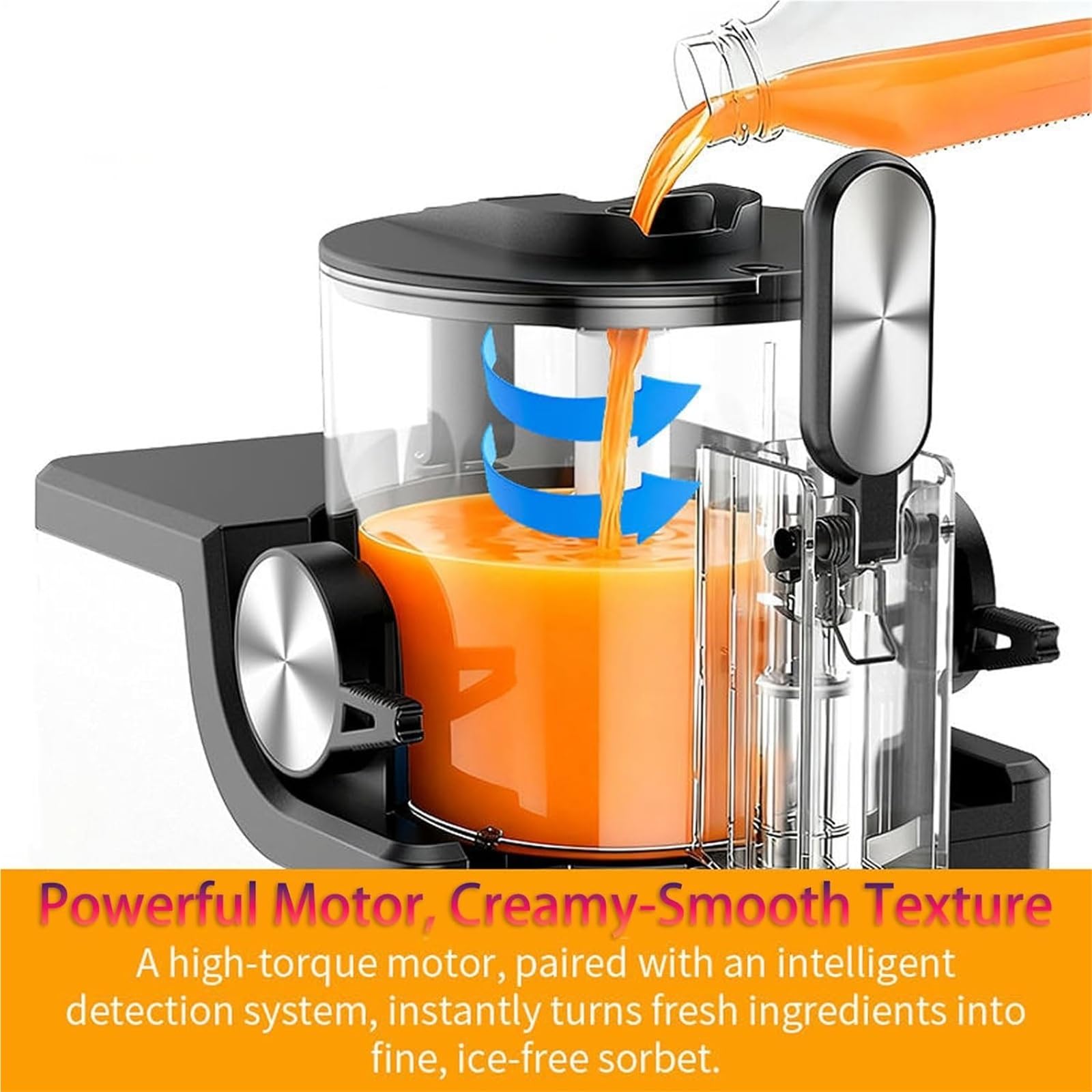 Máquina de granizados, máquina de granizados comercial, máquina for hacer bebidas congeladas de 1,8 l con autolimpieza y 5 ajustes preestablecidos de pantalla táctil y temporizador