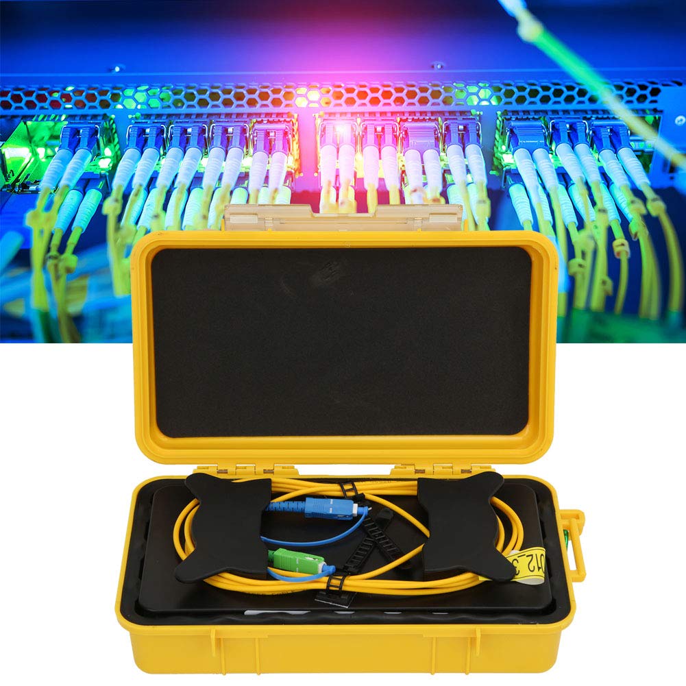 Hyuduo Cavo di Lancio OTDR Piccola Luce per Test su Aree Cieche Cavo di Prolunga in Fibra Ottica di Polipropilene 23,4 Cm Leggero modalità Singola Non Metallico