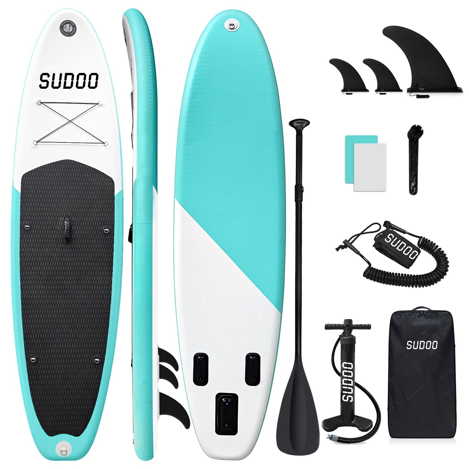 SUDOO 10'6' Inflatable Paddle Board for Adults