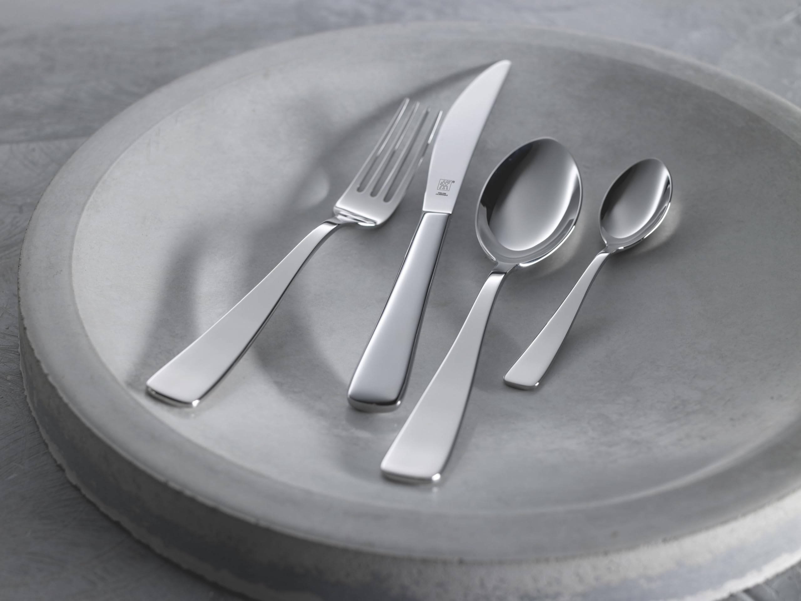 ZWILLING Soho Besteck-Set 68-teilig, Für 12 Personen, Spülmaschinengeeignet, Edelstahl, Poliert, Silber