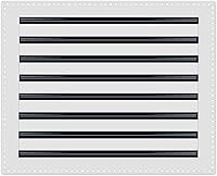 Vista 16 de BUILDMART - Cubierta de ventilación de CA moderna de 16 x 16 - Ventilación de aire blanca decorativa - Difusor de ranura lineal estándar - Rejilla