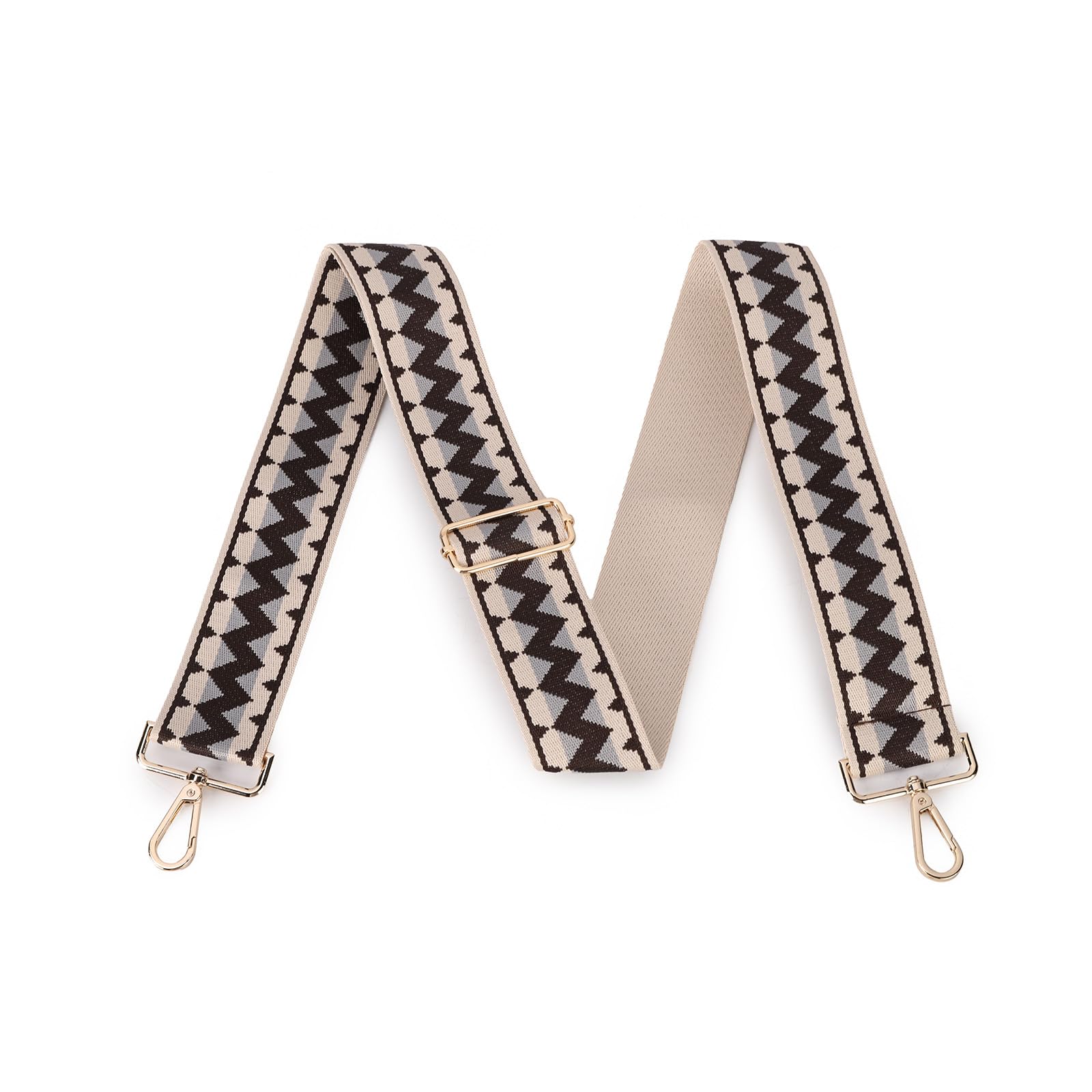 Wide Purse Strap Replacement Crossbody Shoulder Bag Strap Adjustable Handbag Strap Replacement Belts Gold Hardware