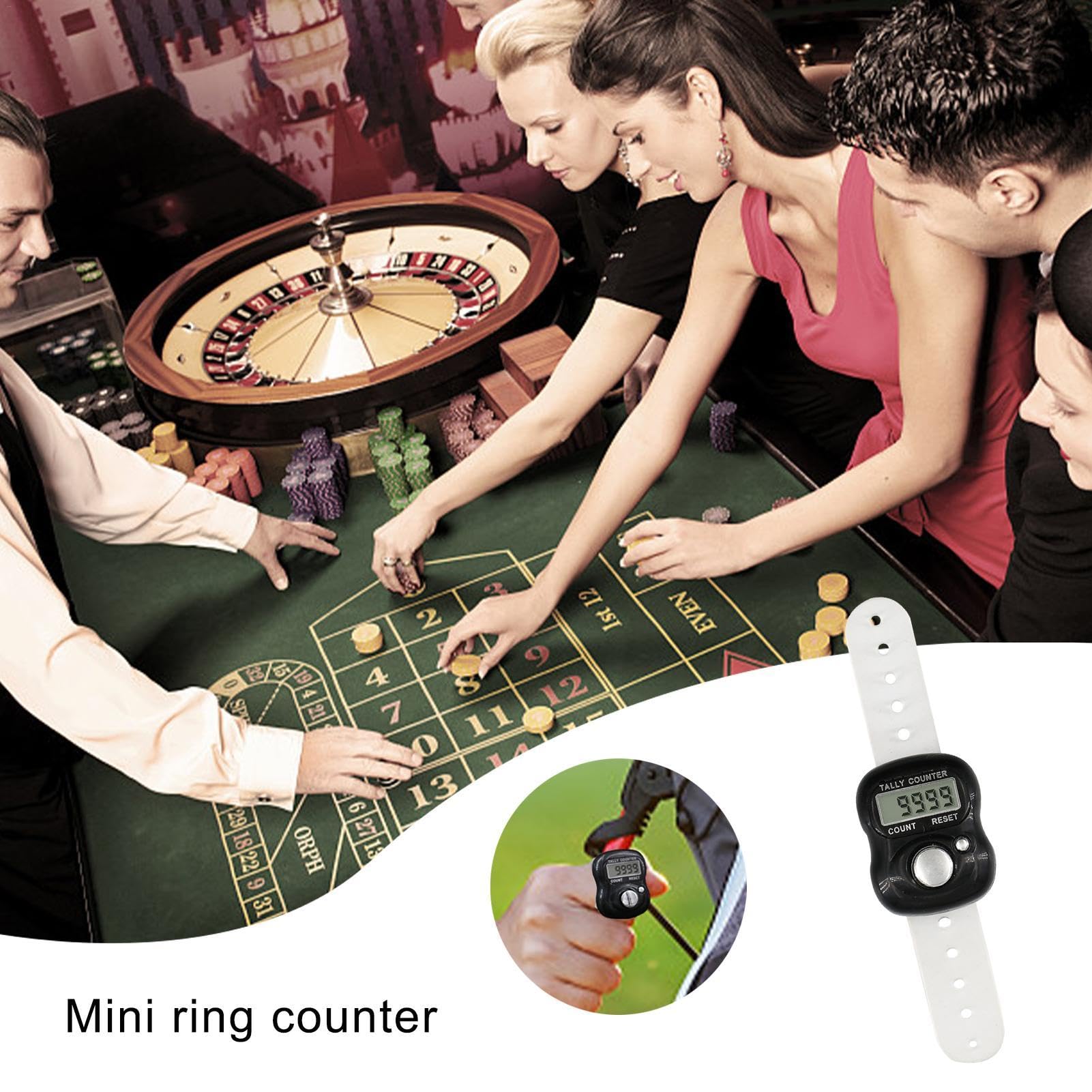 Compteur Comptage Doigt LED, Compteur électronique Numérique Tasbeeh, Piste Clicker Portable Avec Affichage Des