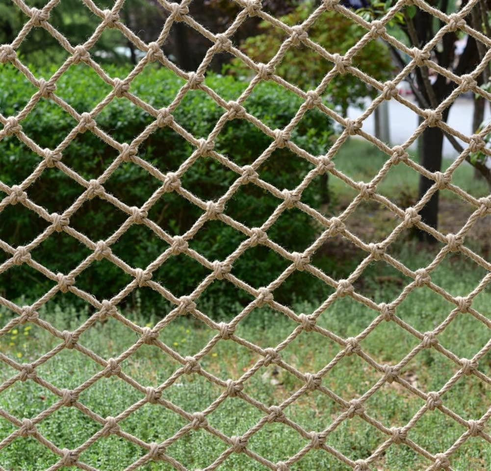 GLDYTVF Kids Safety Netting Rope for Child Protection Woven Cargo Trailer Net for Pets Garden Swing Hammock Decorative Fence Net (Size: 1x10m/3x33ft)