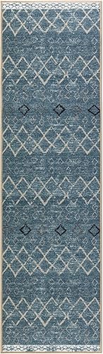 Miniatura 30 de Antep Rugs - Alfombras antideslizantes de 3 x 5 pies (antideslizante) con parte trasera de goma, de estilo antiguo, bohemio, marroquí y con pelo