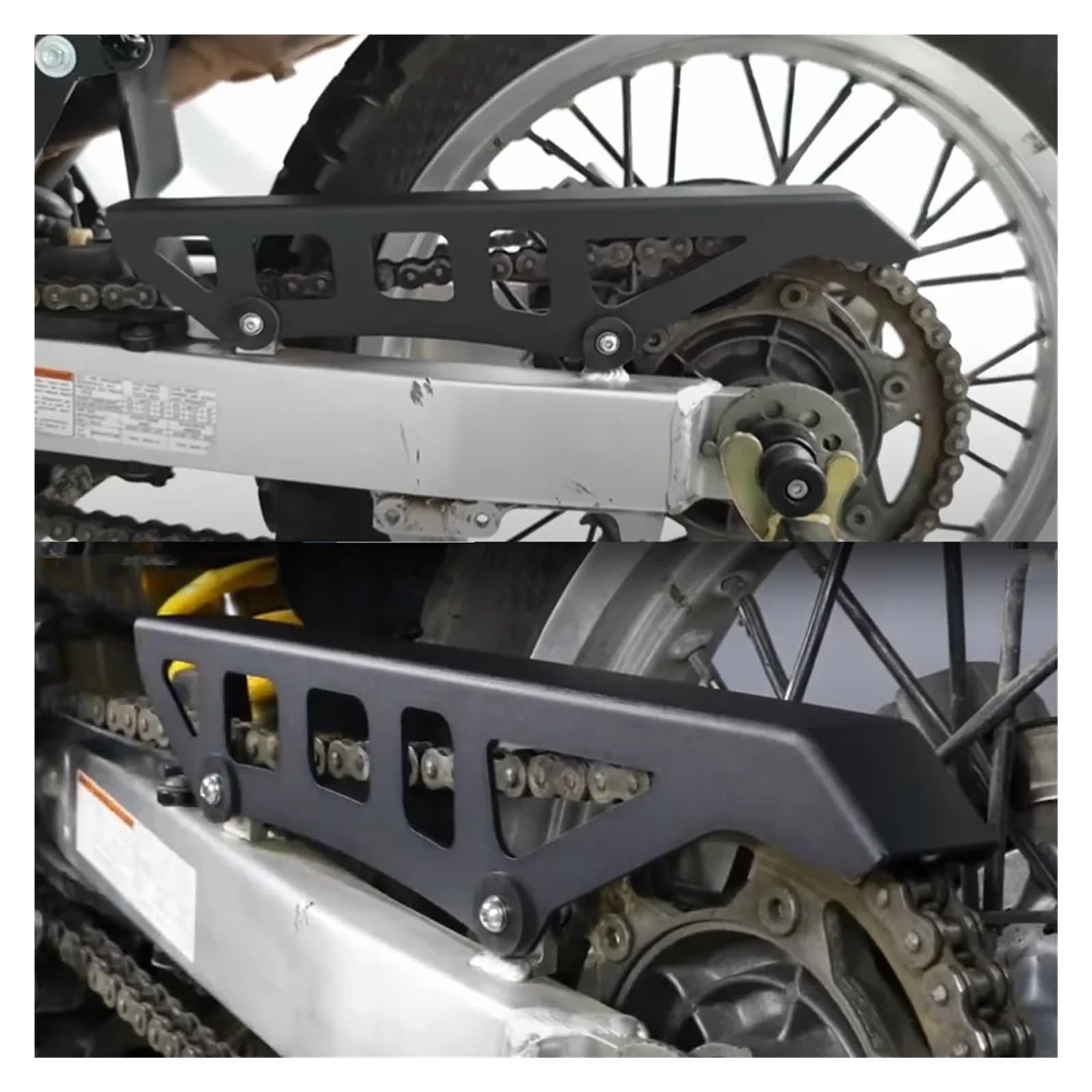 Für Suzuki DR650 DR650S DR650SE DR 650 650S 650SE 1996-2024 Motorradzubehör Kettenschutz Schutz Guide Kettenradabdeckung Kettenradabdeckung