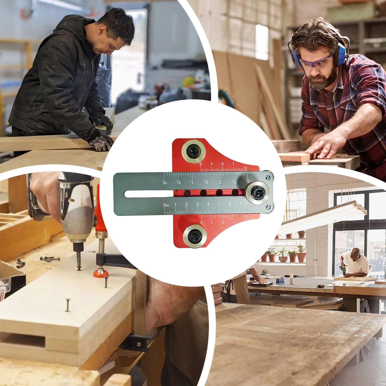 Guía Delgada Para Corte Sargentos Finos Ajustables | Guía Para Tiras Estrechas Para Sillas De Madera Muebles Carpintero Y Herramientas