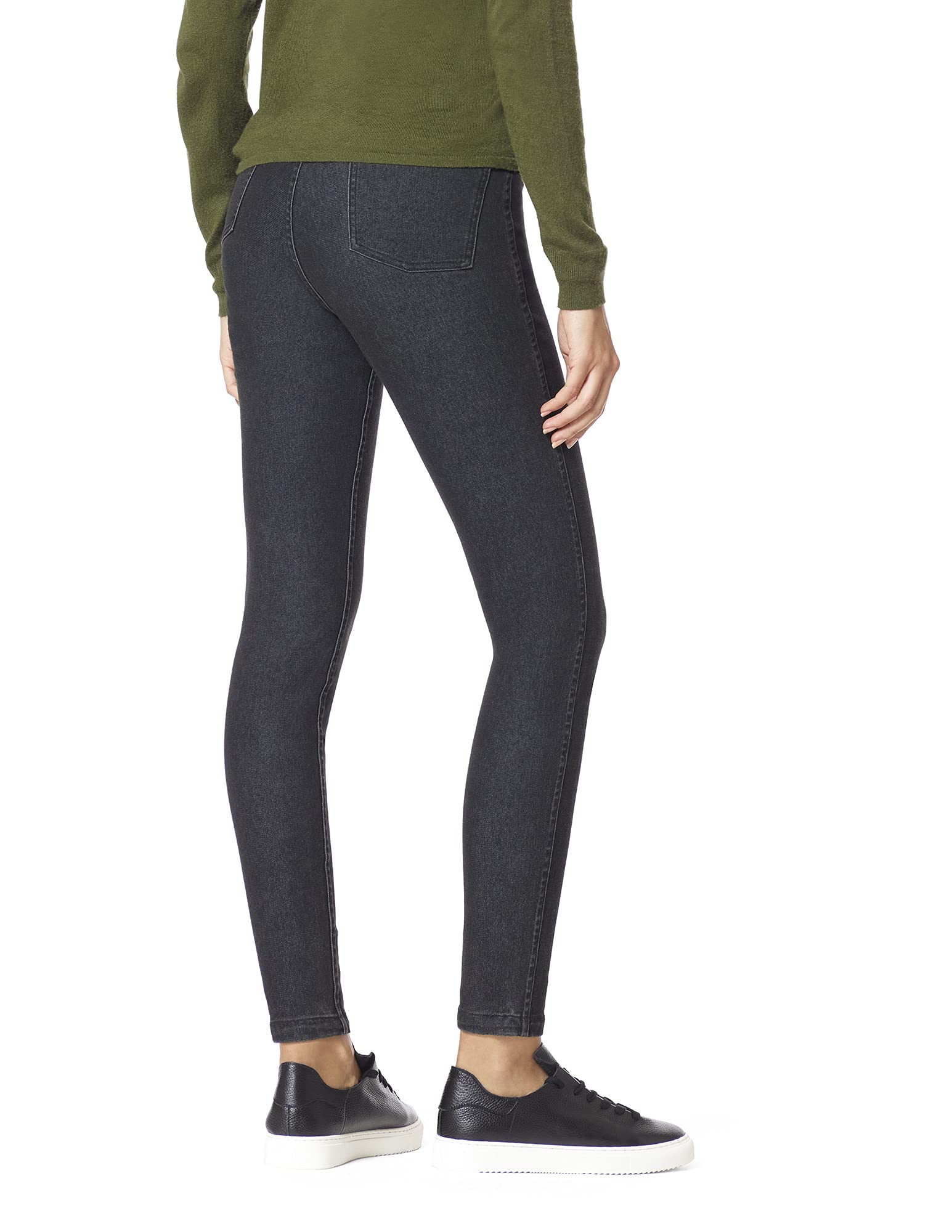 HUE Reversible Denim High Rise Leggings - Pończochy Kobiety