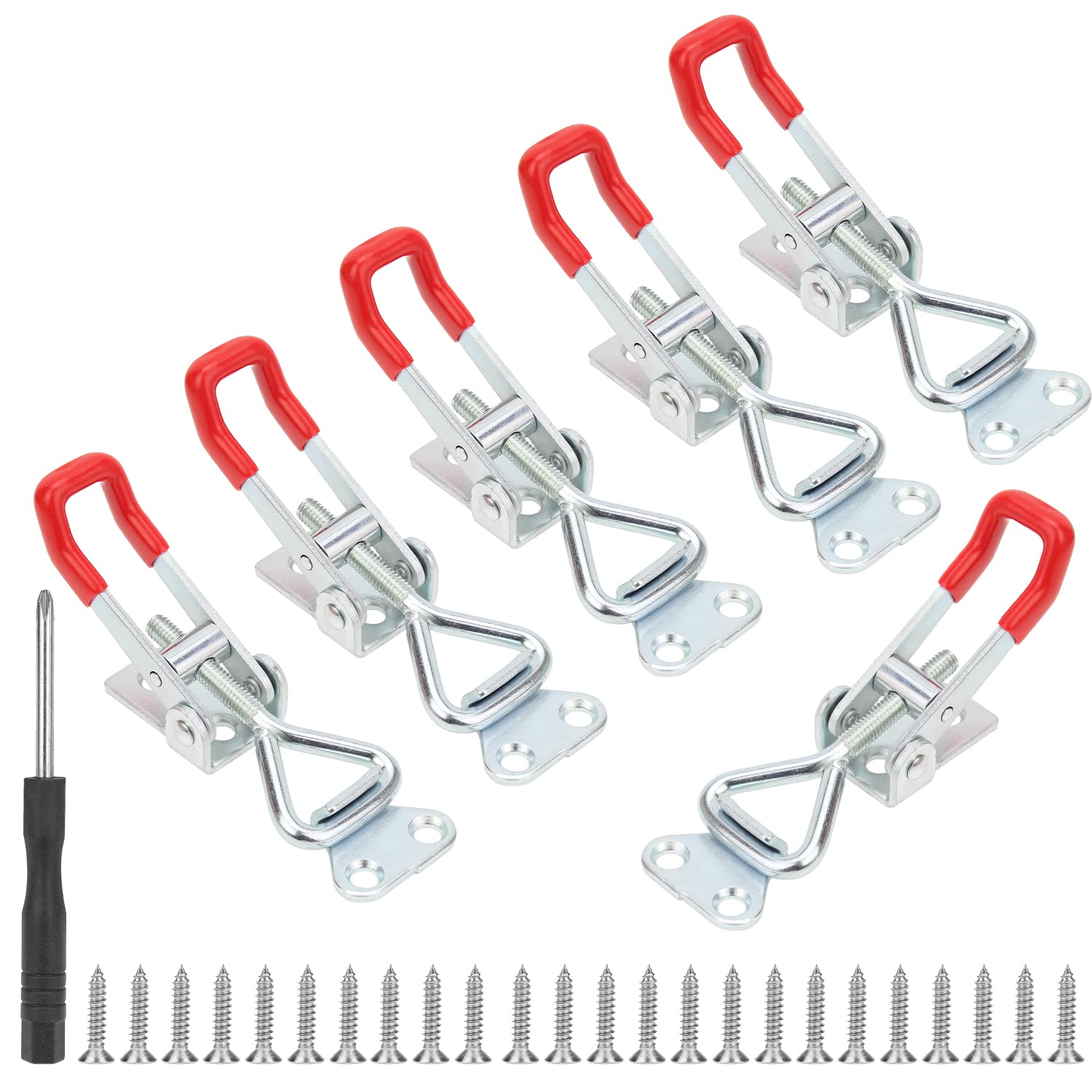 Buy Favordrory 6 Pack Toggle Latch Clamp, Pull Latch, Adjustable Toggle