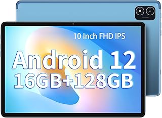 Tablet 10 Inch TECLAST M40 Plus Android 12 Tablets, 5G WiFi, 16GB RAM 128GB ROM (TF 1TB), 8 Core Processor, 1920x1200 IPS, GPS/Type-C/3.5mm Headphone Port/7000mAh Fast Charge/Parent Control