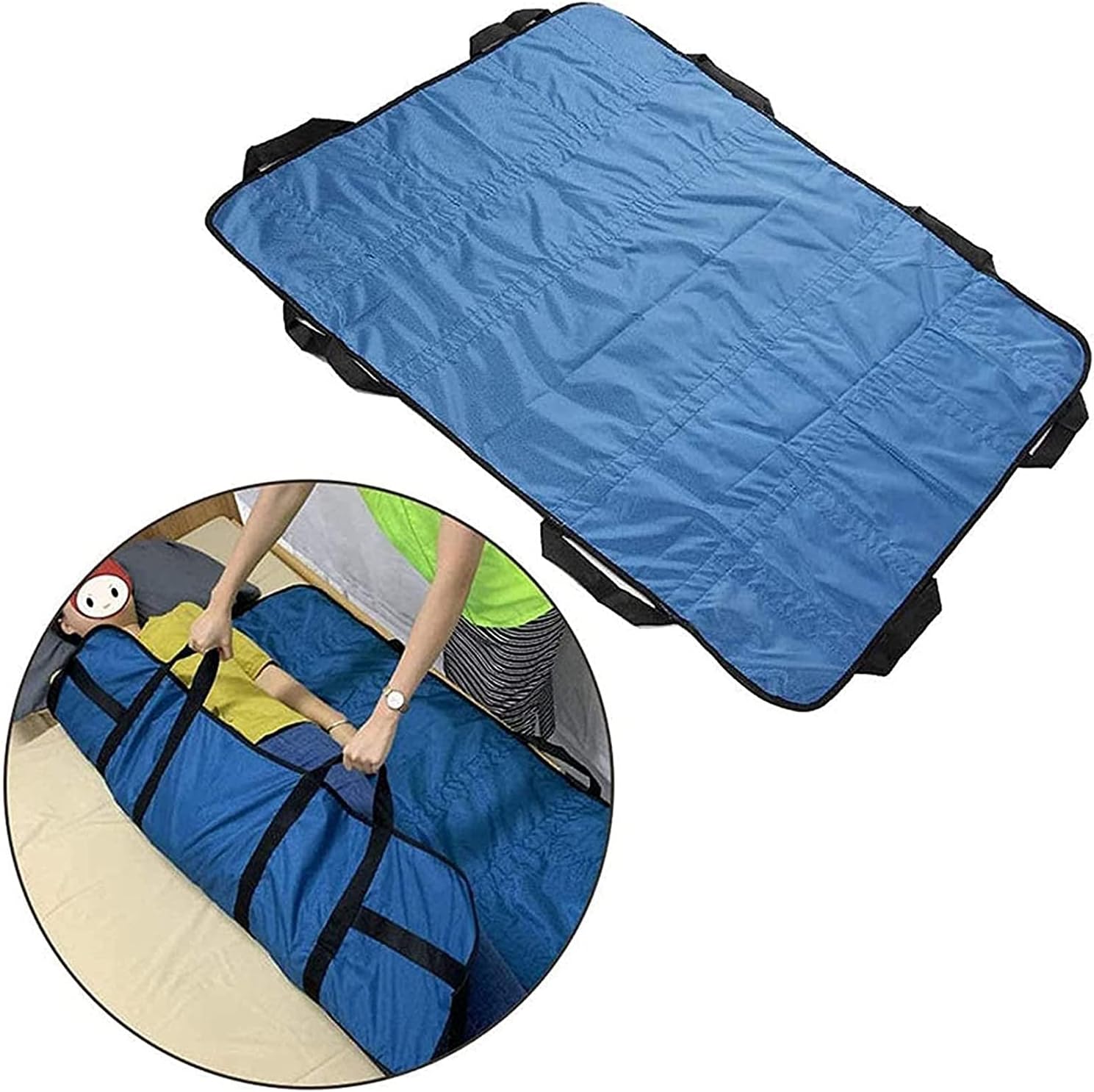 Reusable Bed Pad for Patient Transfer - Washable Draw Sheet for Easy Lifting & Repositioning, Ideal for Caregivers & Enhanced Patient Safety