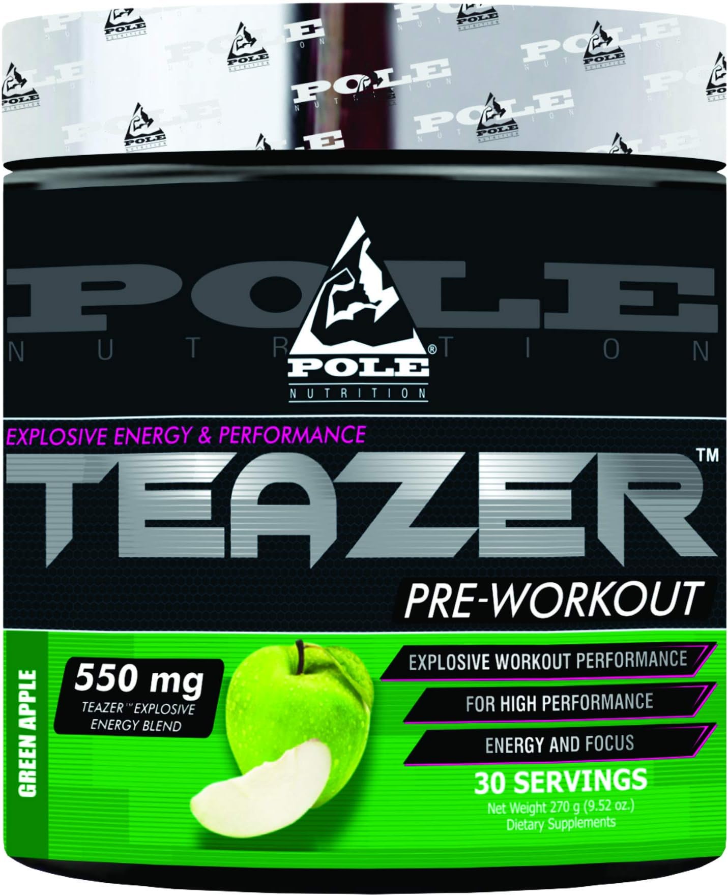 Pole NutritionTeazer Pre-workout (green apple)