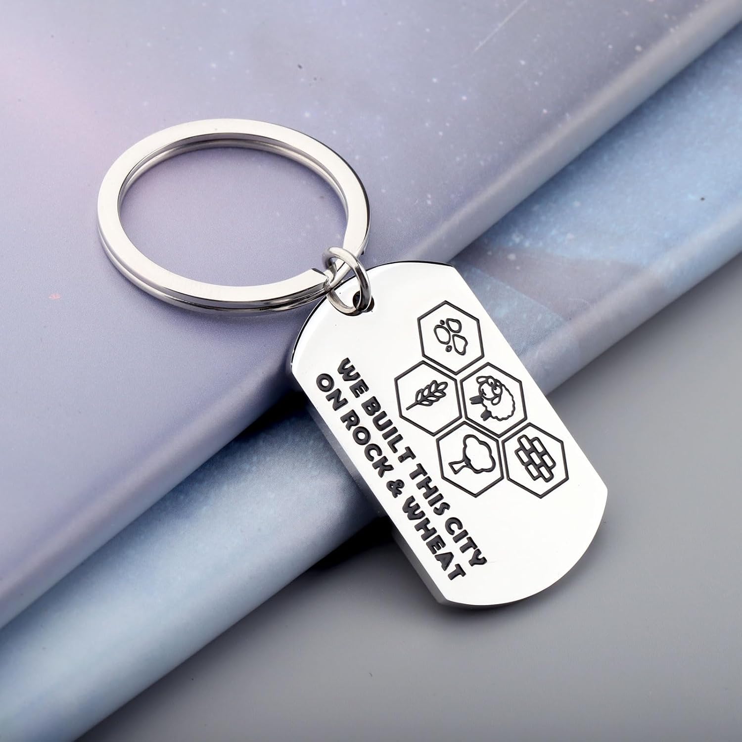 FAADBUK Board Game Inspired Keychain Board Game Lover Gift Board Game Merchandise