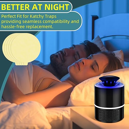 Miniatura 5 de 36 tableros de pegamento de repuesto de 4.3 pulgadas para Katchy, repuestos de trampa de insectos para interiores, compatibles con wifh Katchy,