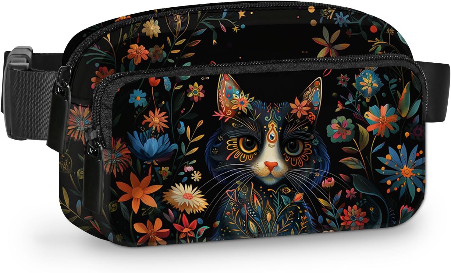 Cat Fanny Pack for Women Belt Bag Fashion Waist Pouch Everywhere with Adjustable Strap for Outdoor Shopping Travel Hiking