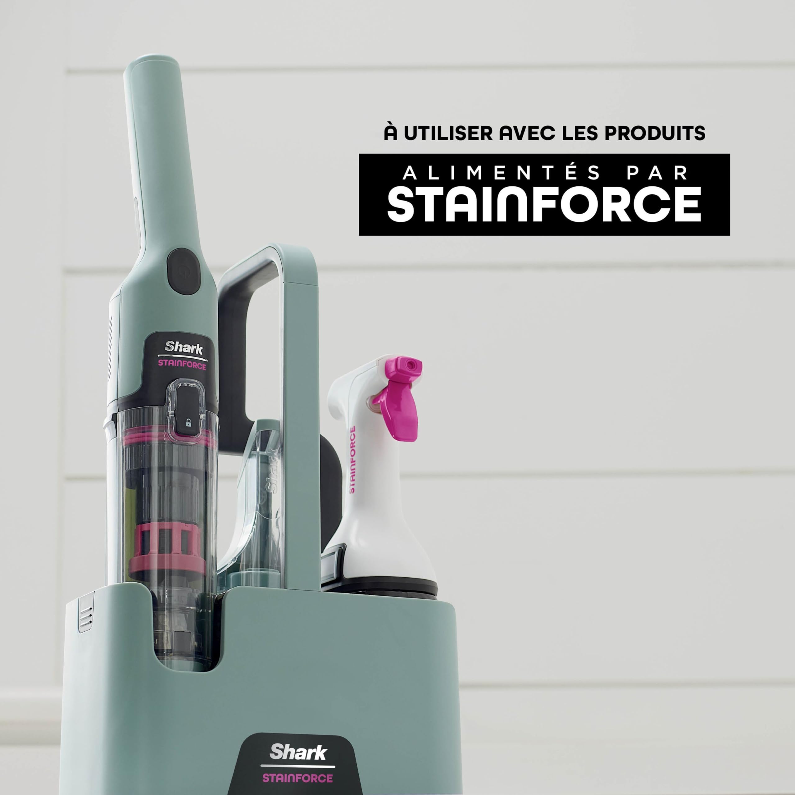 Shark StainForce – Recharge détachante de solution à double formule, pour lutter contre les taches tenaces et éliminer instantanément les odeurs, 1 x 500 ml, XSKHXCM500EU