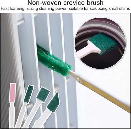 Miniatura 3 de Cepillo de limpieza para hendiduras, cepillo de limpieza pequeño para limpieza de la casa, cepillo de inodoro desechable, cepillo de limpieza
