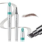 Eyebrow Pencil Eyebrow Microblading Pen Micro 4 Point Brow Pen Lift & Snatch Eyebrow Eye Makeup Long-Lasting Waterproof & Smudge-proof Natural Eyebrow Hair (Reddish Brown)