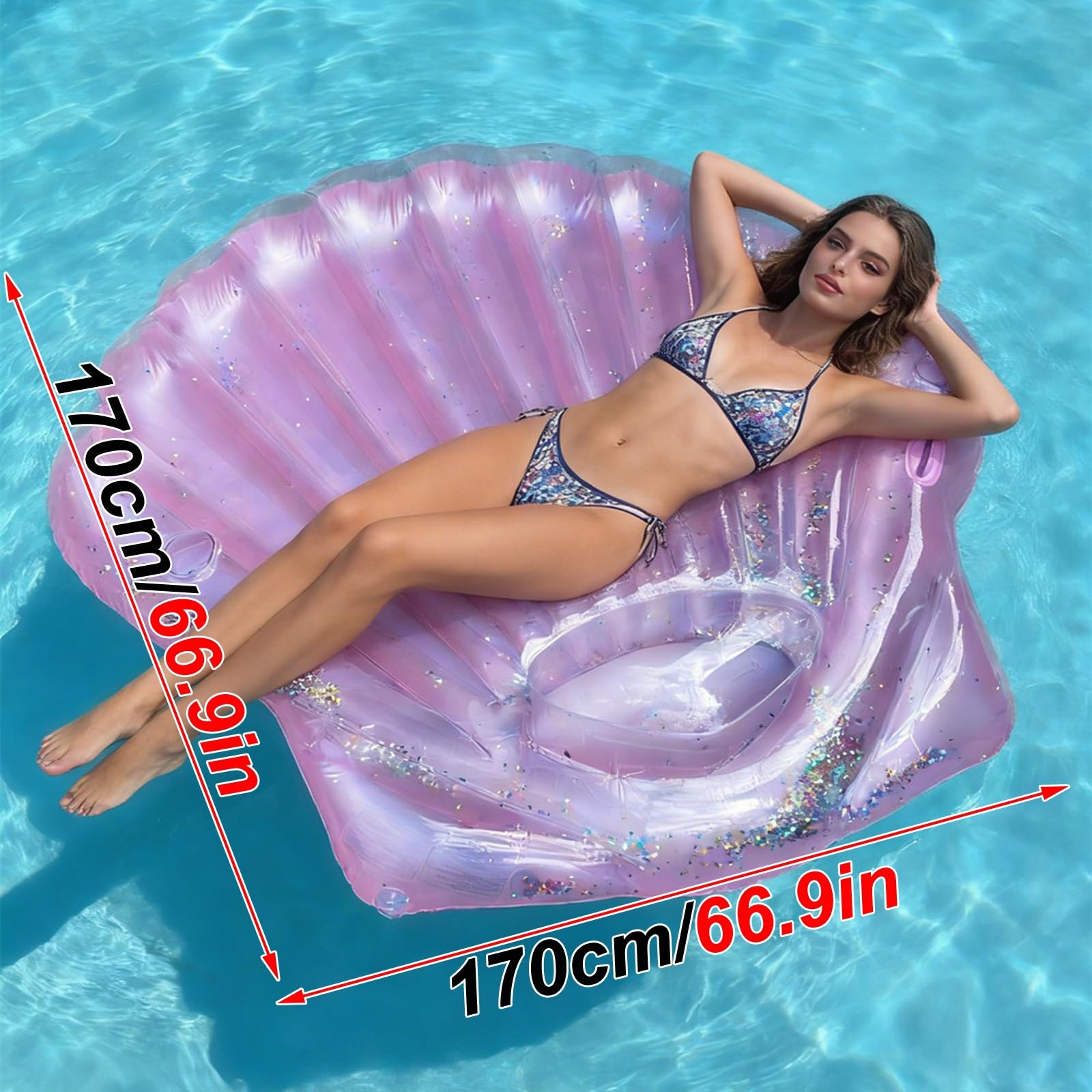 Lettino Gonfiabile Piscina, Materassino Gonfiabile da Mare