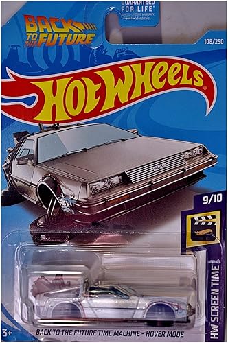 Miniatura 3 de Hot Wheels, 2016 HW Tiempo de pantalla, máquina de tiempo de regreso al futuro, modo Hover vehículo fundido a presión #221250