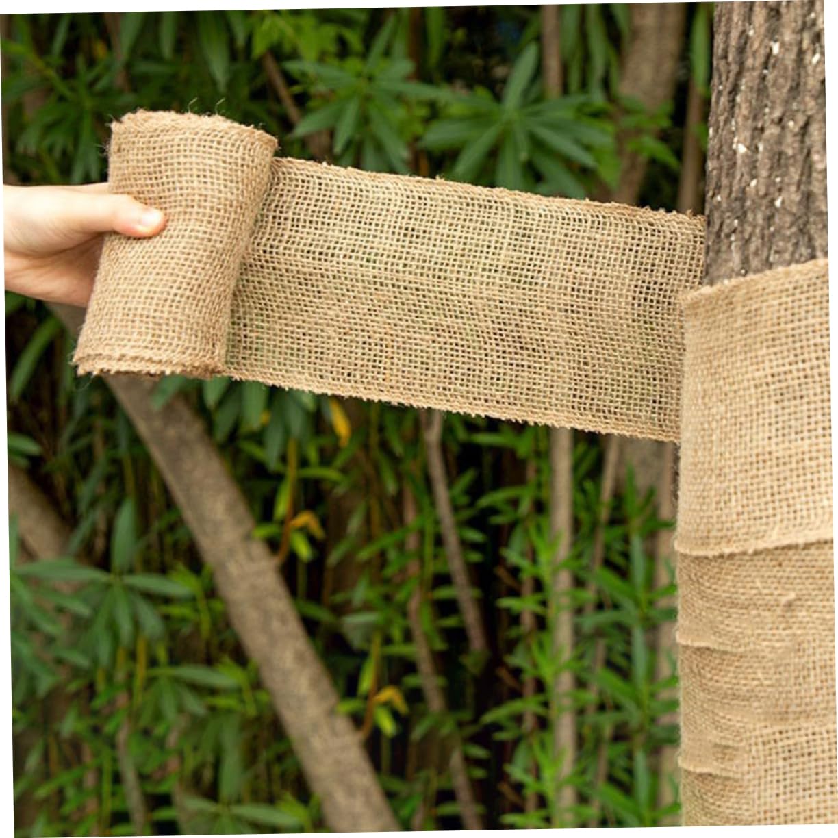 Abaodam 4 Piante Involucro Protettivo in Juta per Piante Resistente al Freddo Allumidità per Giardinaggio Agricoltura