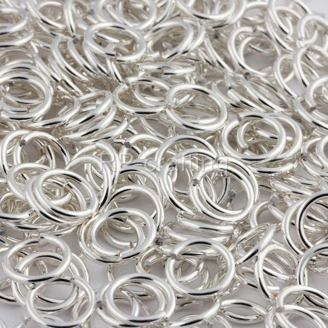 Amazon.com: 60pcs 925 Sterling Silver Jump Rings, 4mm,5mm,6mm Assorted ...