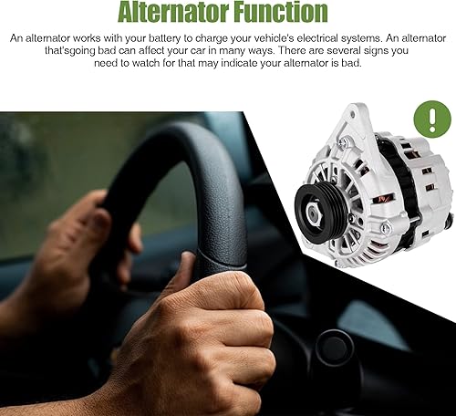 Miniatura 3 de SCITOO Alternadores 13787 para Mitsubishi Mirage 1.8L 1998-2002 Lancer 2.0L 2002-2004 90A12V CW MD317862