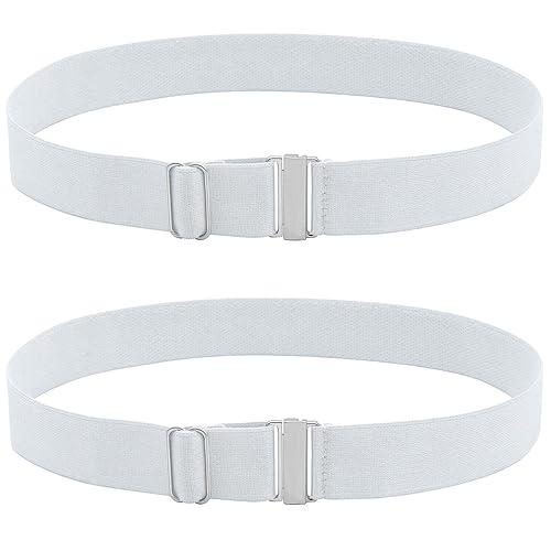 GARGALA Women’s Thigh Garter Belt Adjustable Plus Size Sock Garters for Thick Thigh High - White