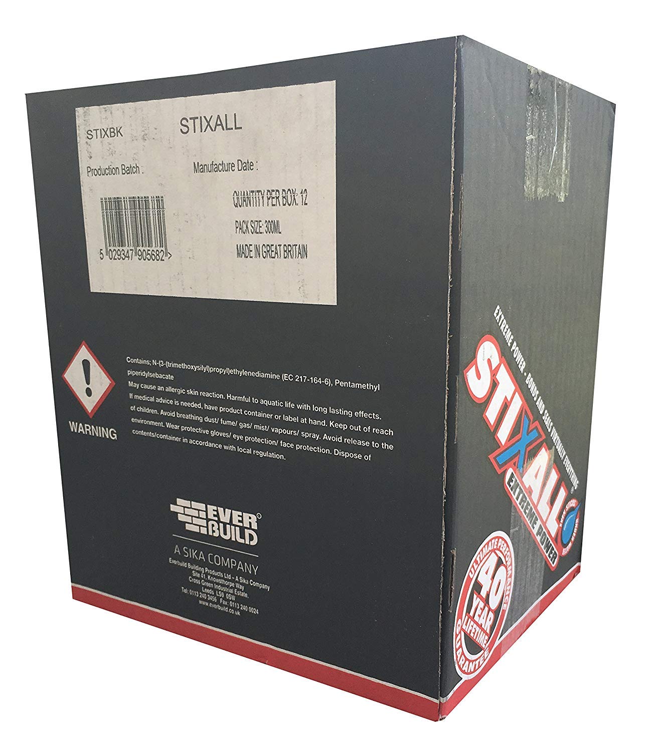 2 X Stixall Extreme Power Adhesive White 300ml (Box of 12)