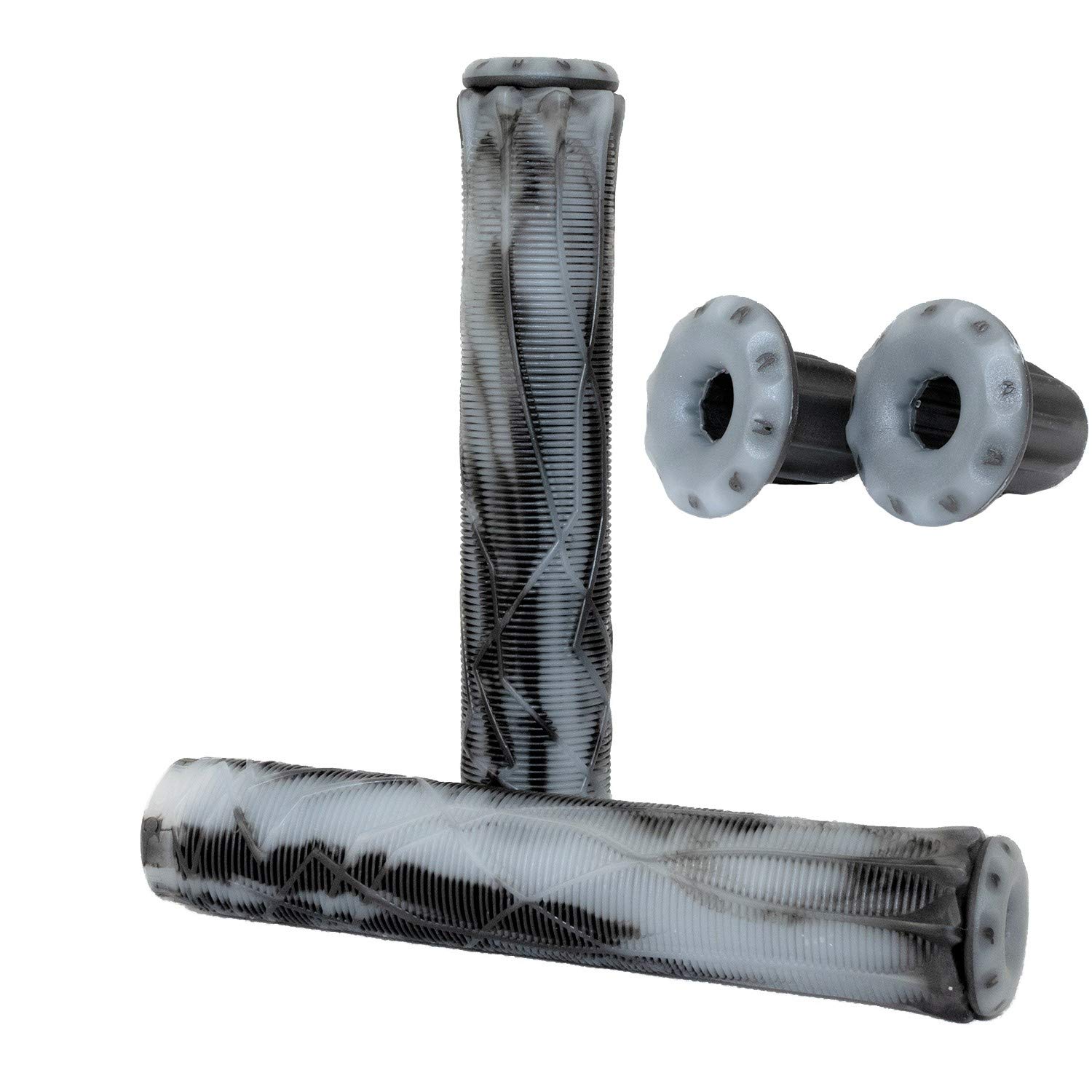 Ethic DTC Puños para patinete de acrobacias de 170 mm y 160 mm de longitud I con barends I Trick I Tret I Kids I Freestyle I Roller I Grips I Manillar I BMX I MTB I Bicicleta I