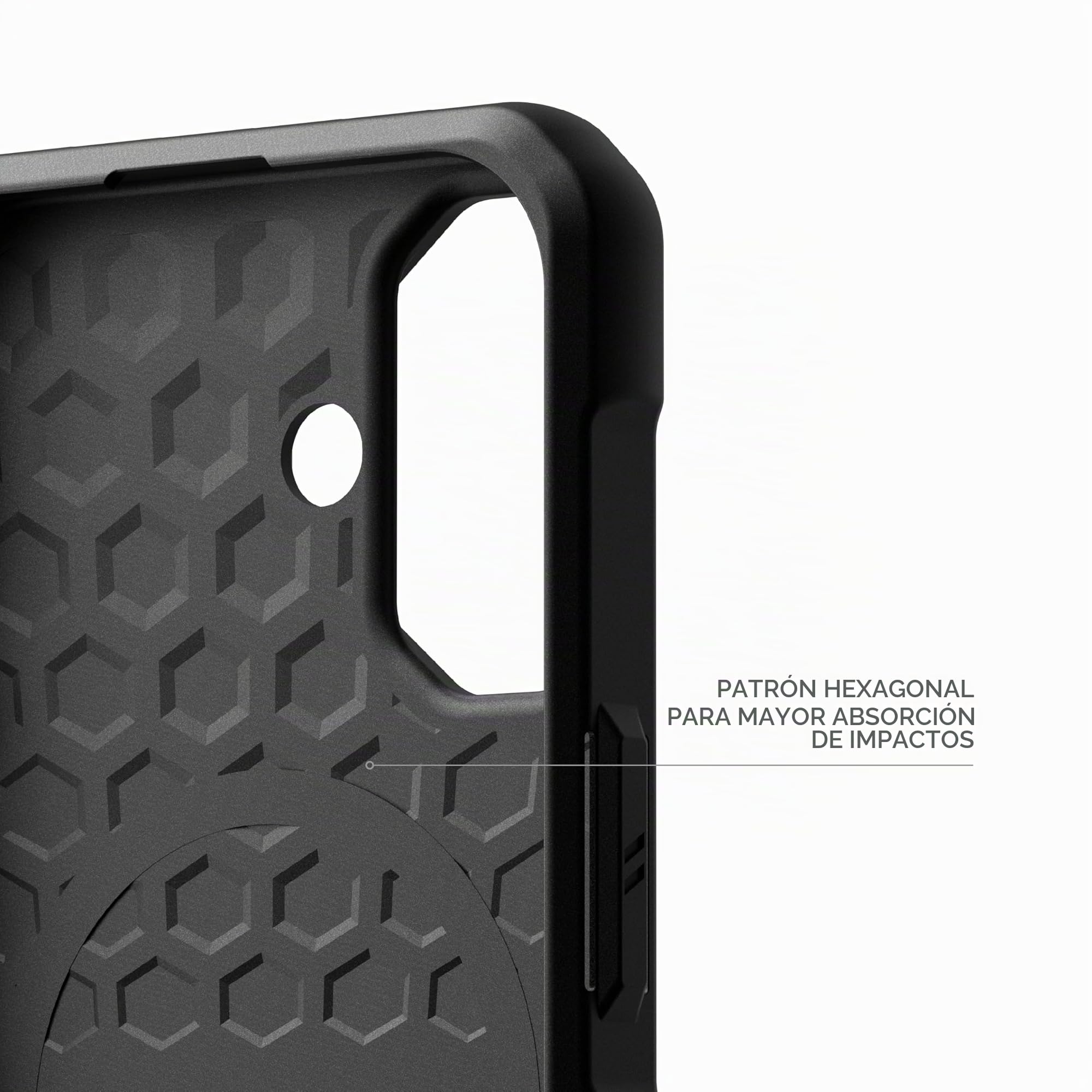 Urban Armor Gear UAG - Funda Metropolis LT diseñada para iPhone 16, Compatible con Carga MagSafe, Resistente, a Prueba de Golpes, Antideslizante, de Grado Militar, Color Negro Kevlar