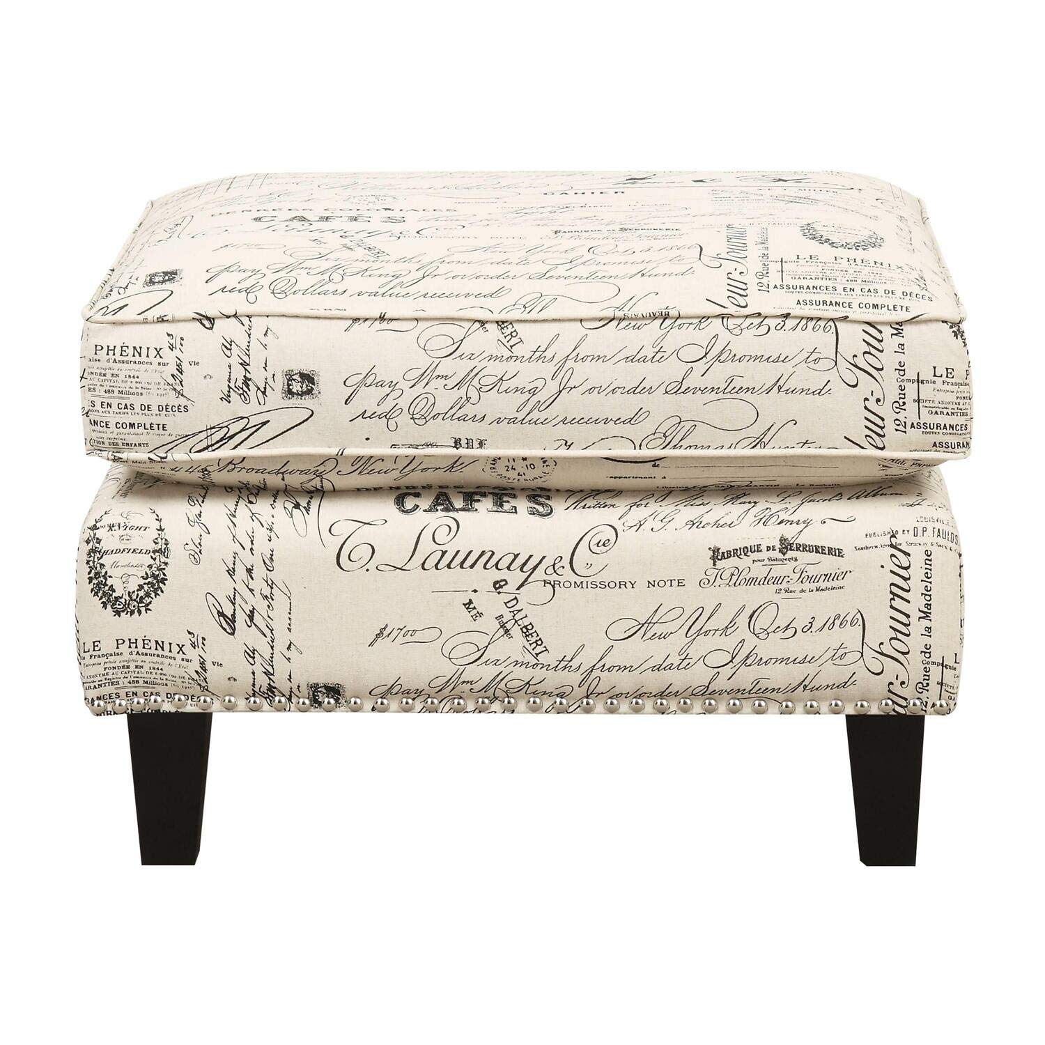 Picket House Furnishings Emery Ottoman -