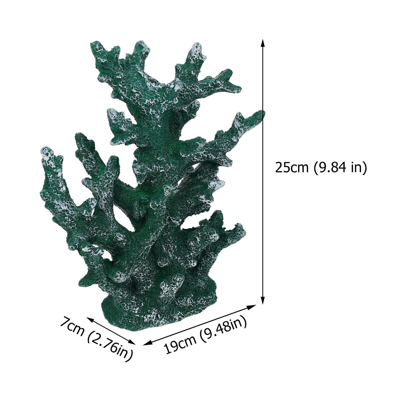 Coral Artificial Decorativo de Resina Estilo Mediterráneo para Acuario
