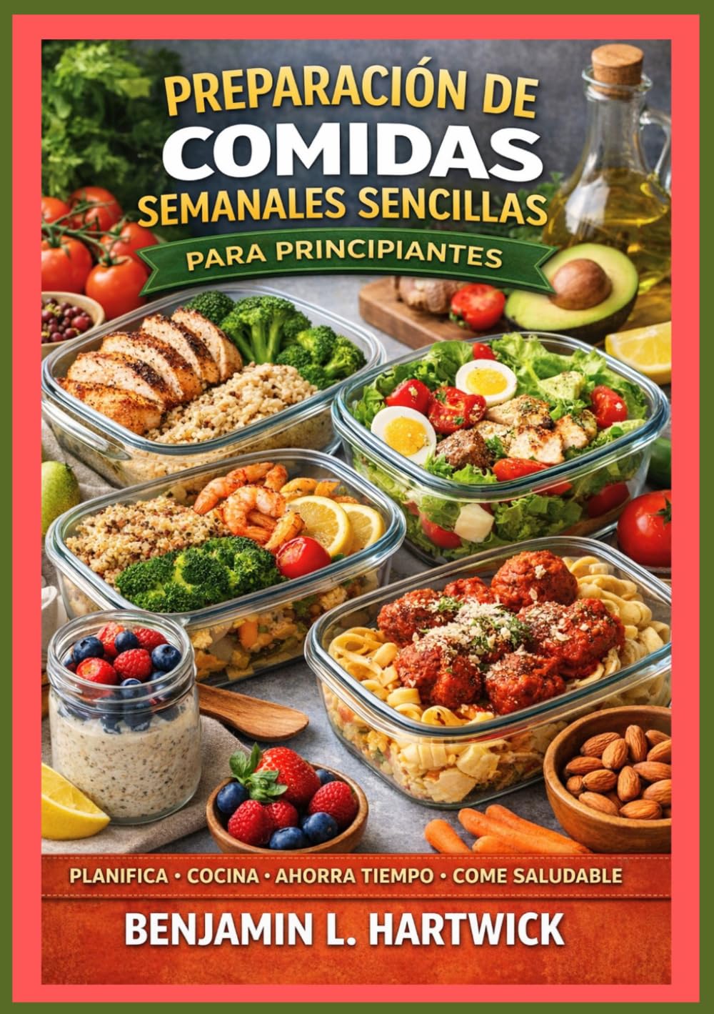 Preparación de comidas semanales sencillas para principiantes: Cómo planificar tu semana, elegir ingredientes inteligentes, cocinar de manera ... Culinarios de Benjamin L. Hartwick)