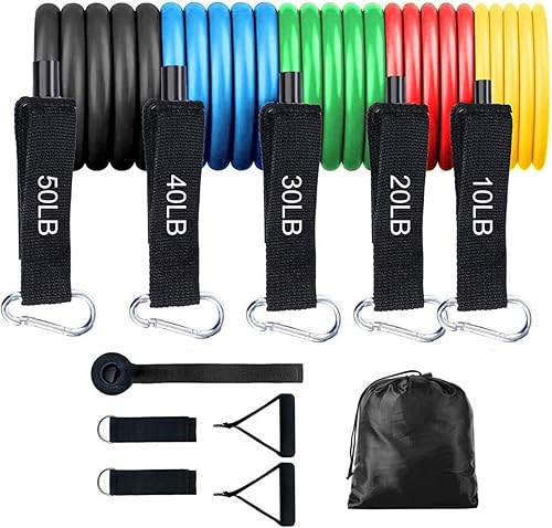 Bandas de resistencia para entrenamiento, bandas de ejercicio, bandas de resistencia, bandas de fitness, entrenamiento con asas anchas, anclaje de