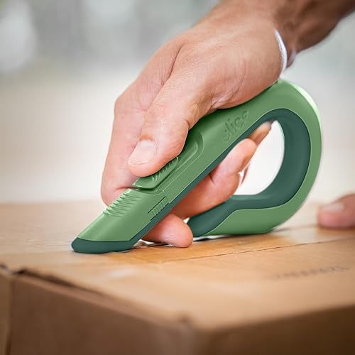 Vista 9 de Slice - 10400 Cortador de cajas, botón manual de 3 posiciones con hoja de cerámica, hoja de bloqueo