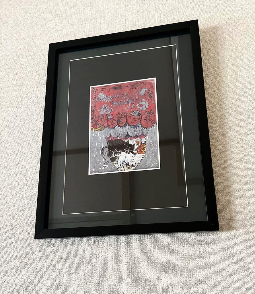 フジコヘミング、希少、家宝、キスマーク付き裏表サイン色紙＆絵本