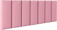 Cabeceira Cama Box Casal Kit C/ 7un Modulos Estofados Adesivo (Rose)