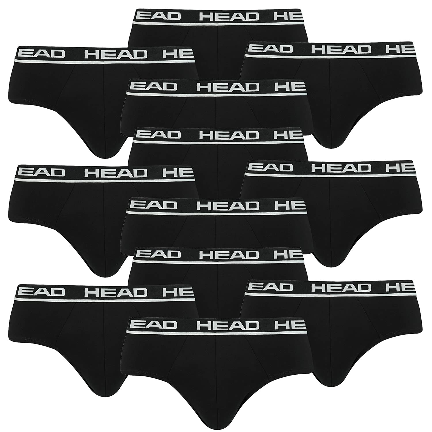 HEAD Calzoncillos slip para hombre básicos, 12 unidades
