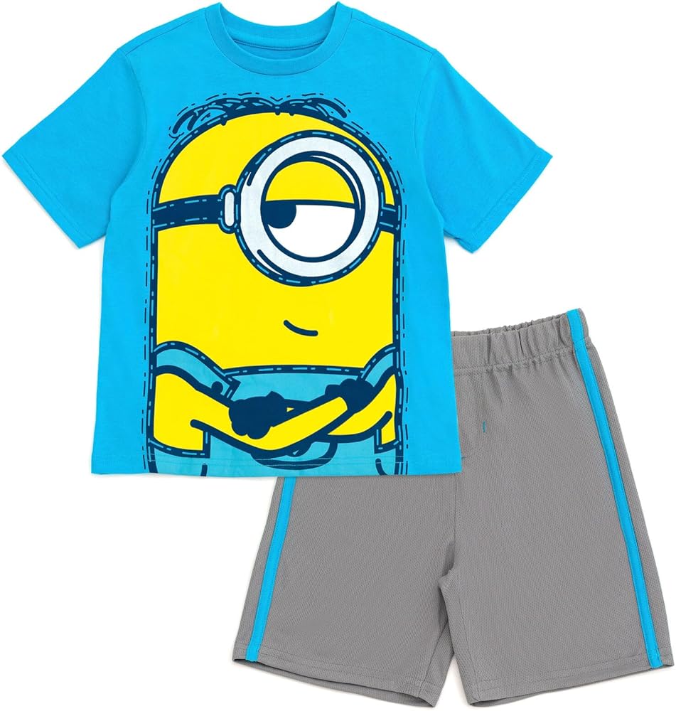Amazon.com: Minions Toddler Boys T-Shirt and Mesh Shorts Amazon.com: Minions Toddler Boys T-Shirt and Mesh Shorts