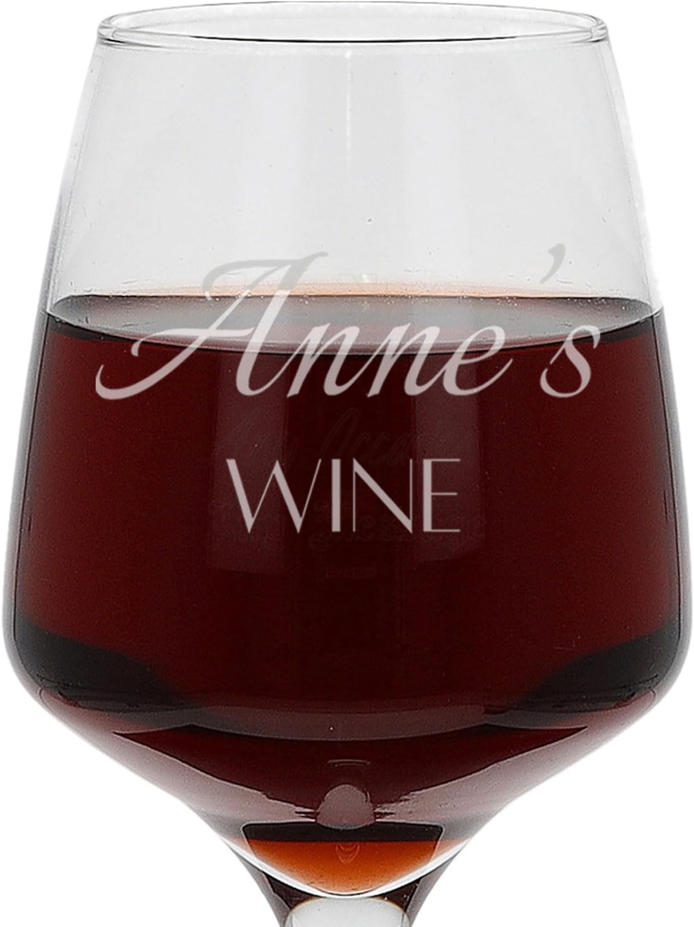Always Looking Good Personalised Name's Wine Engraved Novelty 400ml Large Wine Glass Customised with Any Name for Any Occasion, Laser Engraved Wine Gifts for Women & Men Custom Stemmed Glassware