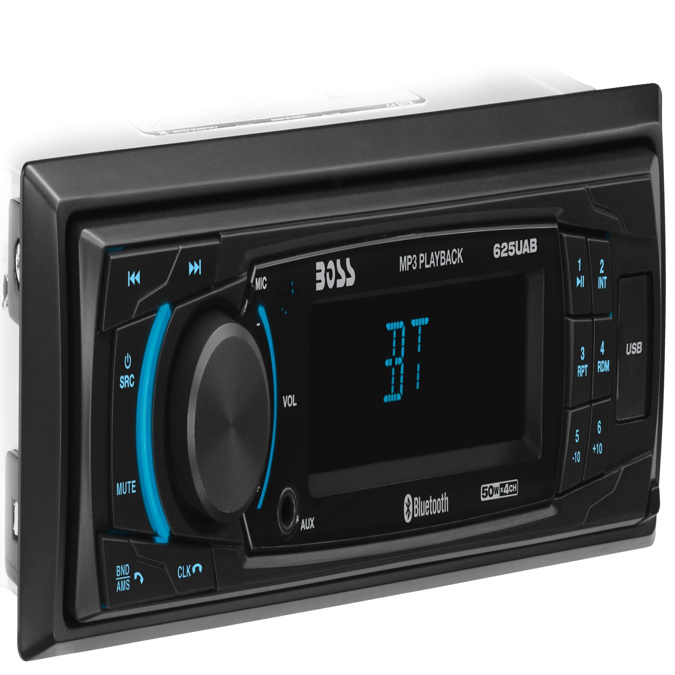 BOSS AUDIO 625UAB Single-DIN MECH-LESS Receiver, Bluetooth, Detachable Front Panel, Wireless Remote-picture-11
