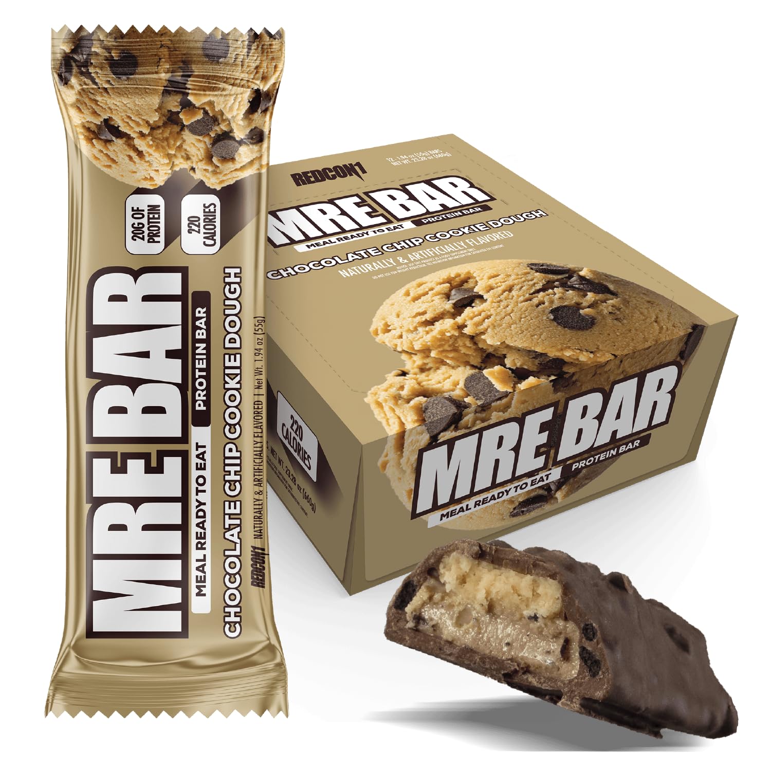 Redcon1 MRE Bar Chocolate Chip Cookie Dough