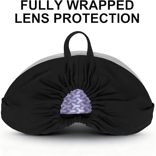 Miniatura 3 de BATFOX Gafas de Motocicleta Gafas Protectoras Dirt Bike Motocross Seguridad ATV Táctica Conducción (Solo Estuche-Gris, Adulto)